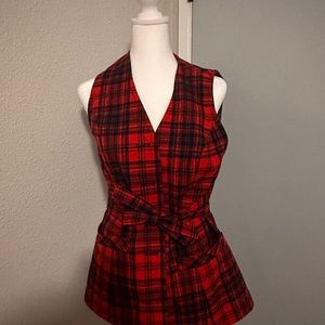Pendleton skirt and vest set. Skirt is 26 inch waist.